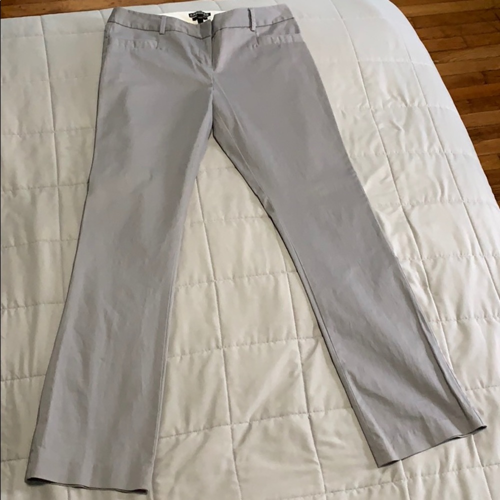Gray Express Straight Leg Pants